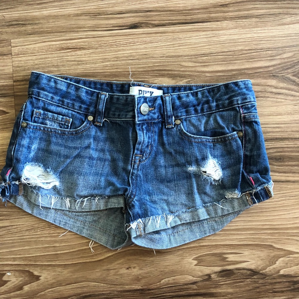 Pink Jean shorts!